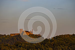 Cachtice ruins in West Slovakia