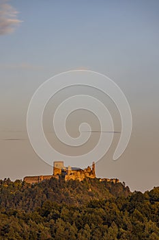 Cachtice ruins in West Slovakia