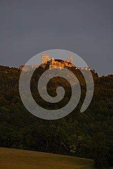 Cachtice ruins in West Slovakia