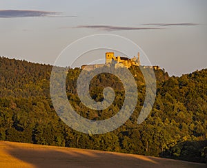 Cachtice ruins in West Slovakia