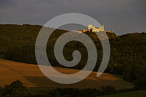 Cachtice ruins in West Slovakia