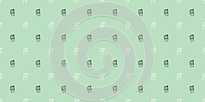 Cactus seamless repeat pattern background