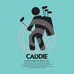 Caddie Graphic Sign