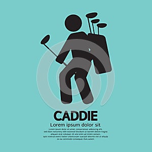 Caddie Graphic Sign photo