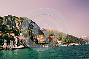 Cadenabbia and Como lake in Northern Italy