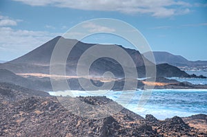 Cadera at Isla de Lobos, Canary islands, Spain photo