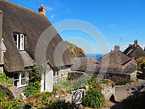 Cadgwith in Cornwall in Great Britain