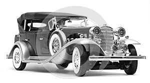 Cadillac V16 Sport Phaeton 1932, greyscale