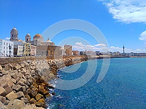 The Cadix bay in spain