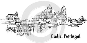 Cadiz Ancient Panorama Artprint