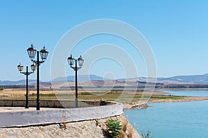 Cadiz bornos reservoir. Andalusia. Spain.