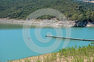 Cadiz bornos reservoir. Andalusia. Spain.