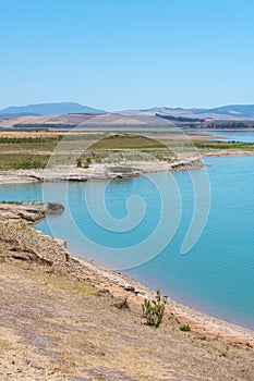 Cadiz bornos reservoir. Andalusia. Spain.