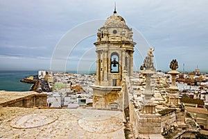 Cadiz, Spain. Cupola of Cathedral church