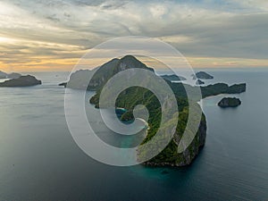 Cadlao Island in El Nido. Palawan, Philippines.