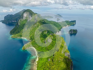 Cadlao Island in Palawan. El Nido, Philippines.