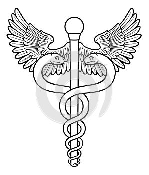 Caduceus Medical Doctor Symbol