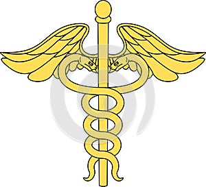 Caduceus medical symbol