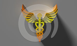 Caduceus medical symbol