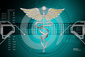 Caduceus medical symbol