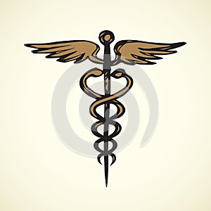 Caduceus medical symbol