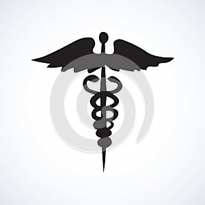 Caduceus medical symbol