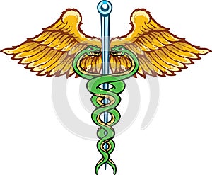 Caduceus the symbol of healing