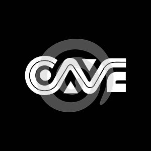 CAE letter logo design on black background. CAE creative initials letter logo concept. CAE letter design photo