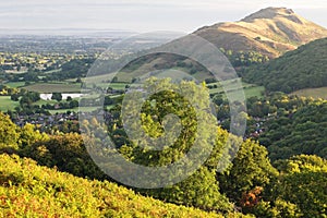 Caer Caradoc view at Dawn, Shropshire, England photo