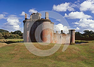 Caerlaverock castle, north end, Scotland