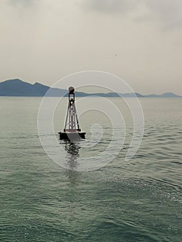 Caernarfon bar fair water marker buoy