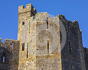 Caernarfon Castle in North Wales, UK