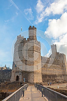 Caernarfon Castle is one of the most impressive of Walesâ€™s castles.