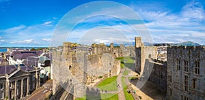 Caernarfon Castle in Wales