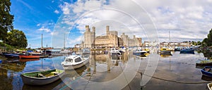 Caernarfon Castle in Wales