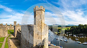 Caernarfon Castle in Wales