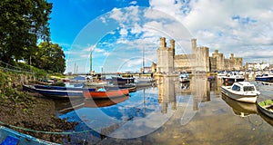 Caernarfon Castle in Wales