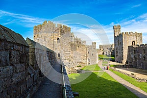 Caernarfon Castle in Wales