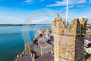 Caernarfon Castle in Wales