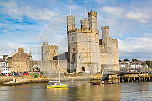 Caernarfon Castle in Wales