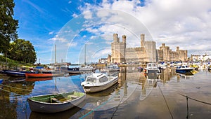 Caernarfon Castle in Wales