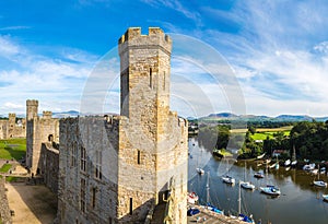 Caernarfon Castle in Wales