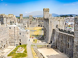 Caernarfon castle, Wales