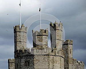 Caernarfon Castle, Wales, United Kingdom