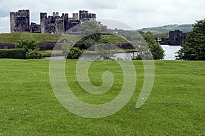 Caerphilly Castle South Wales