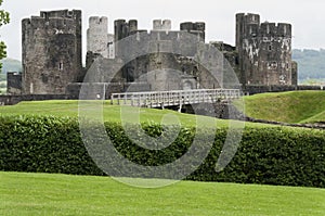 Caerphilly Castle South Wales