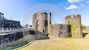 Caerphilly Castle, Wales