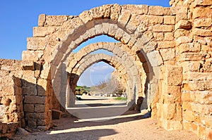 Caesarea archs. photo