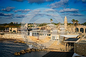 Caesarea in Israel, Coastline of ancient