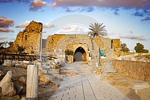 Caesarea in Israel, Coastline of ancient